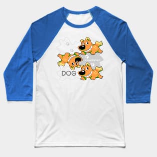 Dog Tessellated Baseball T-Shirt
